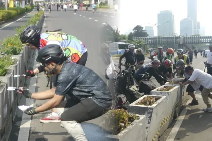 Sejumlah orang dengan cat putih, kuas, dan tenaga sukarela memilih berhenti. Mereka bukan petugas dari pemerintah, bukan pula kontraktor berbayar. Mereka adalah Koalisi Pejalan Kaki dan Koalisi Pesepeda yang turun tangan merawat kota mereka.