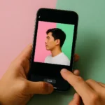 Cara membuat foto Brave Pink dan Hero Green