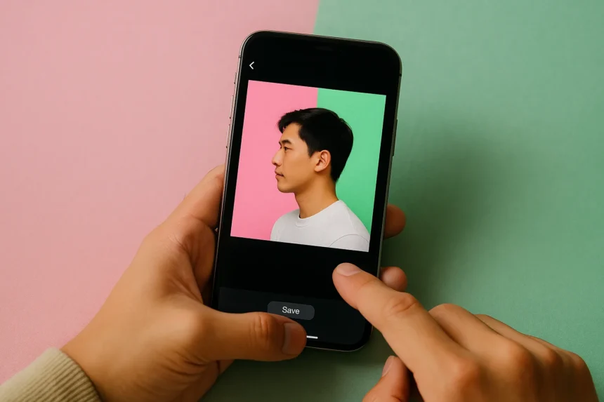 Cara membuat foto Brave Pink dan Hero Green